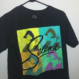 Selena cropped tee